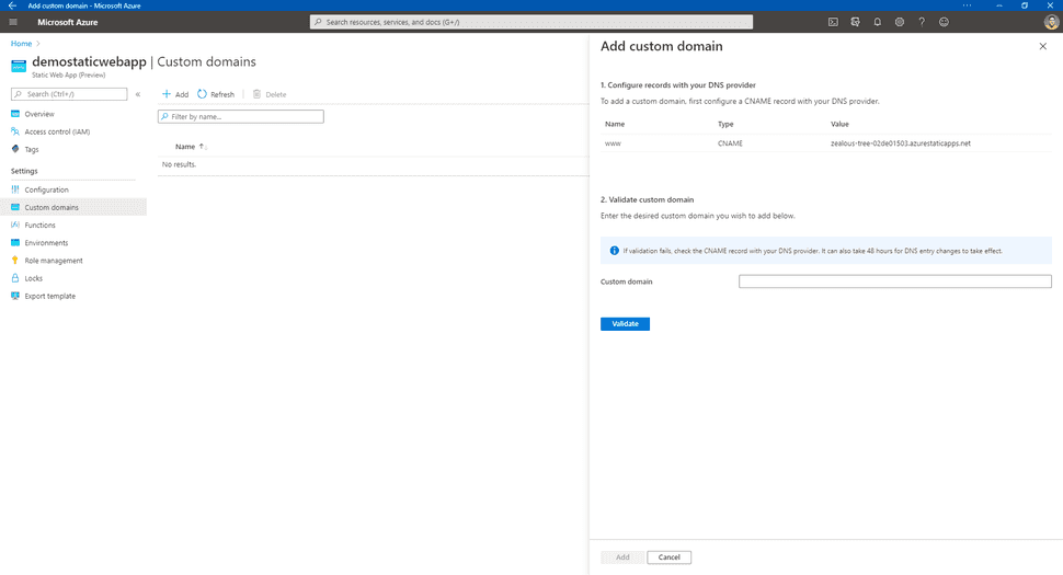 Custom Domains