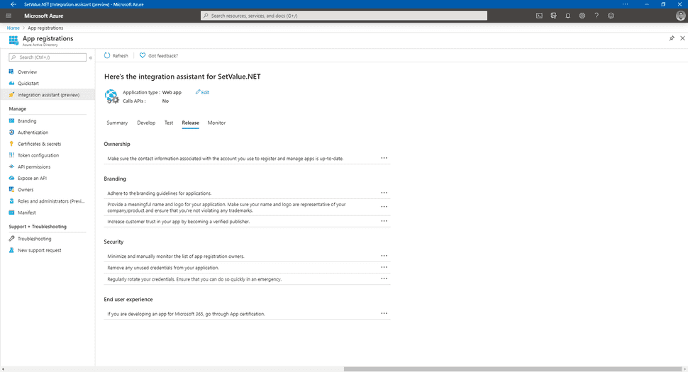 Integration Assistant - Release