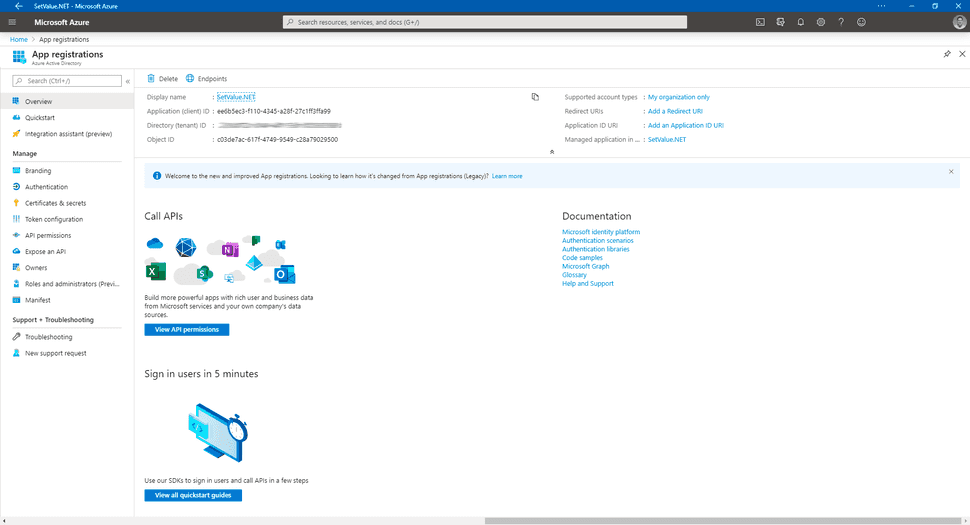 App Registration