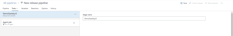 Tasks Stage