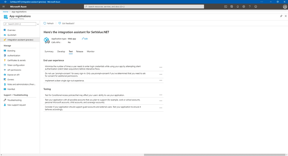 Integration Assistant - Test